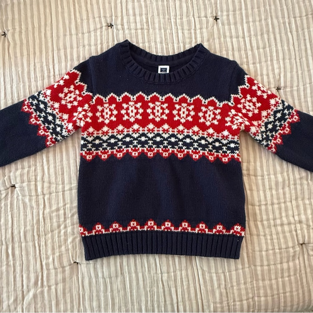 Janie and Jack Navy Sweater